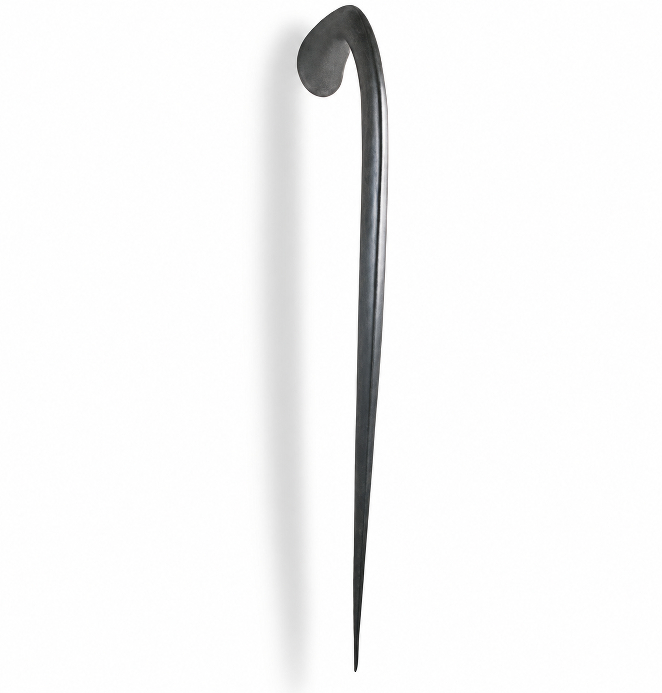 Untitled, 1994, Aluminum. 7' x 22" (213.3cm tall x 56cm) projection. Edition of 3. - Sculpture by Tom Bell